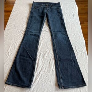 Hudson Lowrise Flare Jeans 29 Long